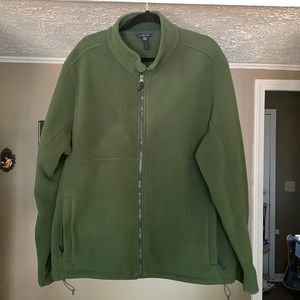 Lands End fleece zip up